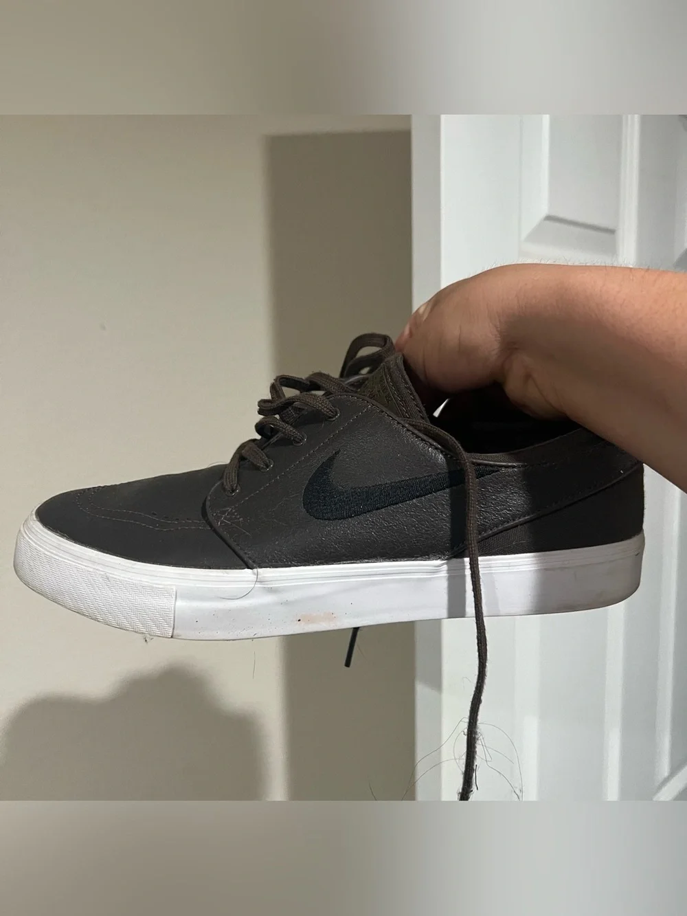Nike SB Zoom Stefan Janoski Leather Shoes Brown 11